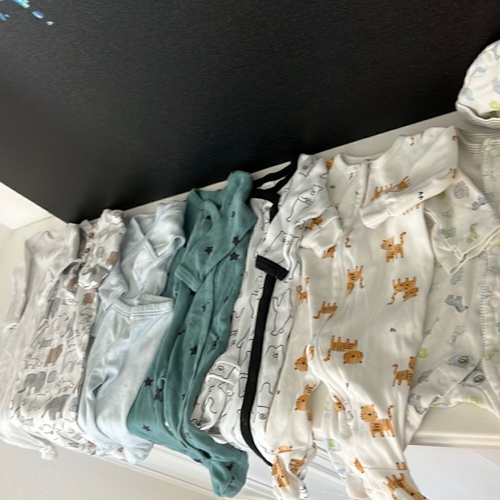 Bundle of 7 Newborn Footsies and Sleep Sacks